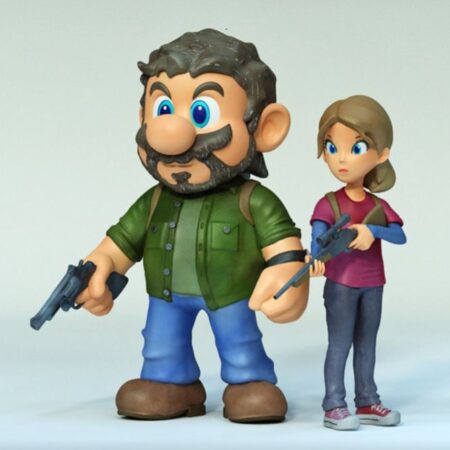 The last of us Mario version 3d printing stl files