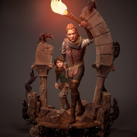 Amicia and hugo Plague tale 3d printing stl files