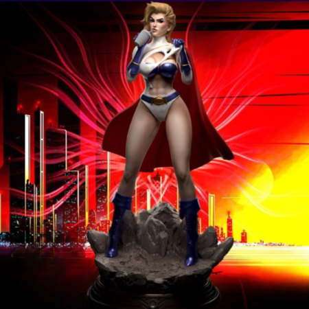 Power Girl 3d printing stl files