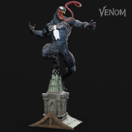 Venom Statue for 3d printing stl files