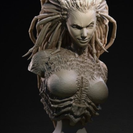 Kerrigan bust 3d printing stl files