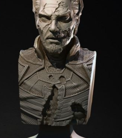 Zombie doctor strange bust 3d printing stl files
