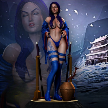 Geisha Psylocke 3d print stl files