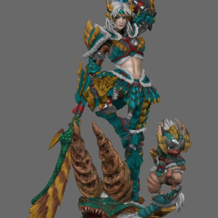 Monster Hunter 3d print stl files