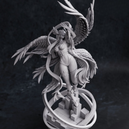 Angewomon – Digimon 3d printing stl files