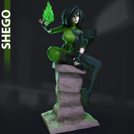 Shego kim possible 3d print stl files