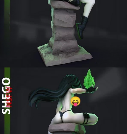 Shego NSFW 3D Printing stl files