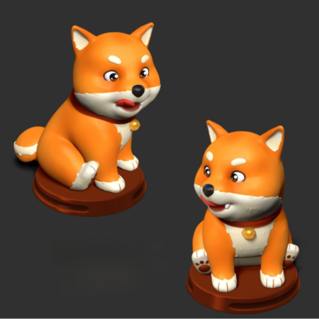Shiba Inu Happy 3d printing stl files