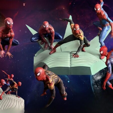Spiderman no way home diorama 3d printing stl files