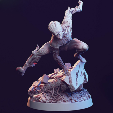 Zombie spiderman 3d printing stl files