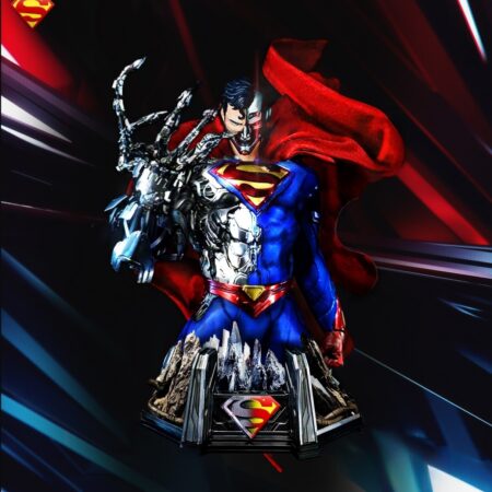 Superman cyborg bust 3d printing stl files