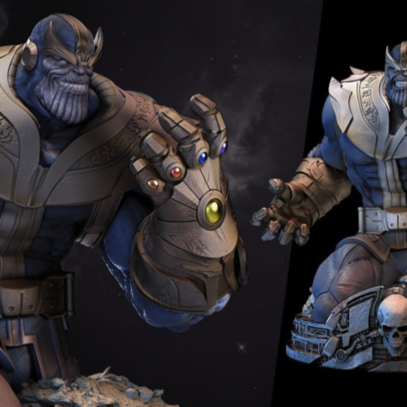 Thanos bust 3d printing stl files