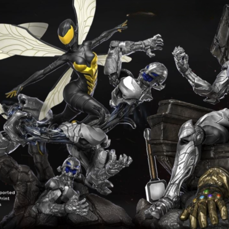 Ultron and wasp 3d print stl files