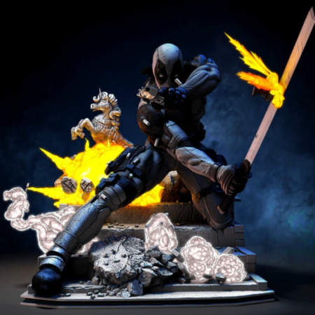 Deadpool 3d printing stl files