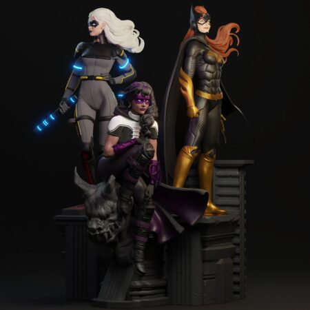 Birds of prey Diorama 3d printing stl files