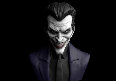 The Joker bust stl files for 3d printing