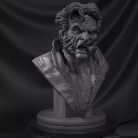Logan bust 3d printing stl files