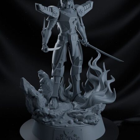 Ryo sanada the wildfire Ronin Warriors Stl files for 3d printing