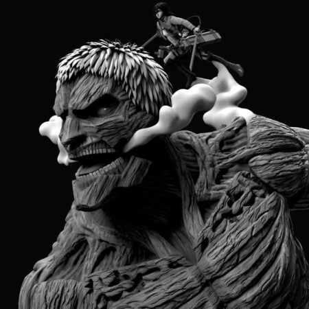 Mikasa Armoured titan 3d printing stl files