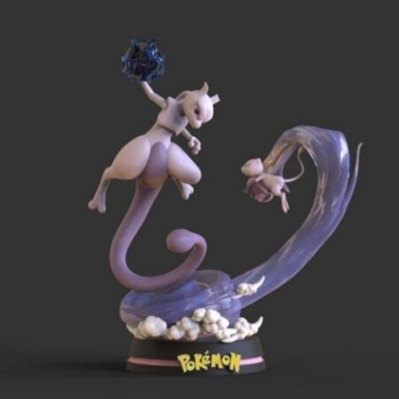 Mewtwo pokemon 3d printing stl files