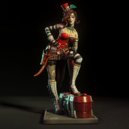 Steampunk Harley Quinn + NSFW Version 3d printing stl files