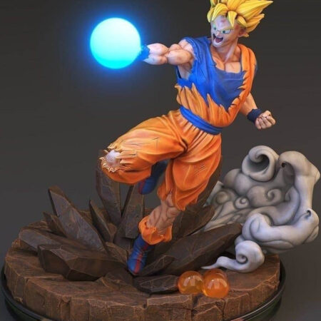 Goku SS2 stl files for 3d printing