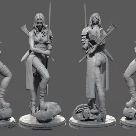 Sweet pea Sucker punch 3d printing stl files