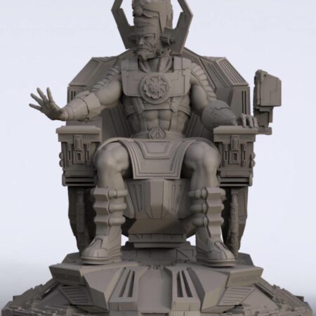Galactus on throne 3d printing stl files