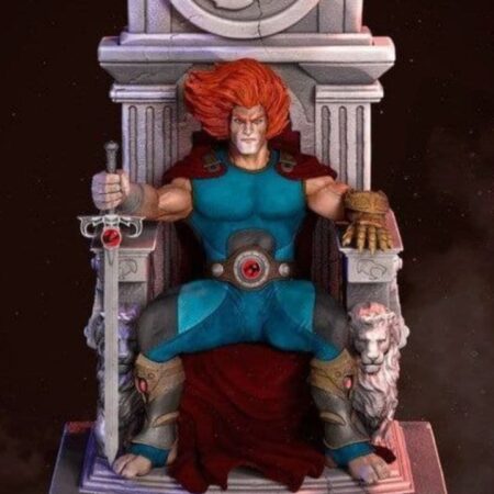 liono on throne stl files for 3d printing model