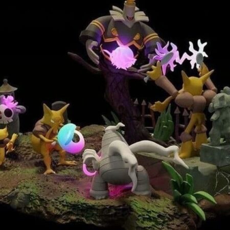 Abra vs Dusknoir Pokemon 3d printing stl files