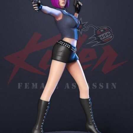 Assassin Woman 3d printing stl files