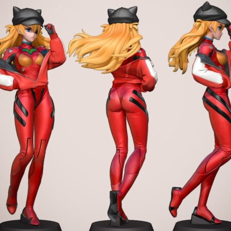 Asuka Neon Genesis 3d printing stl files