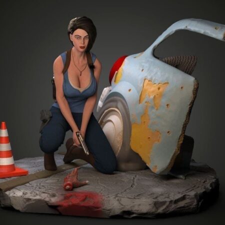 Jill Valentine + NSFW 3d printing stl files