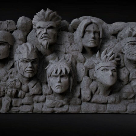 Naruto Mountain 3d printing stl files