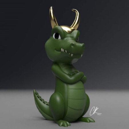 Cartoon Croki 3d print stl model