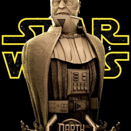 Darth vader bust stl files for 3d printing