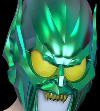 Green Goblin cosplay Helmet 3d print stl files