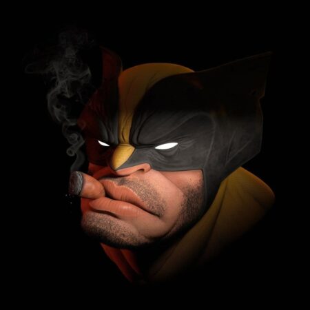 Wolverine bust 3d print stl files