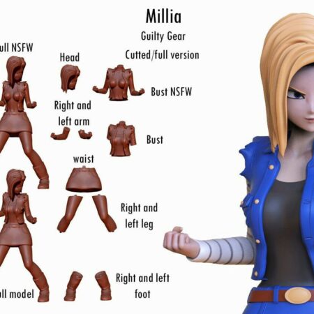 Android 18 + NSFW 3D Printing stl files