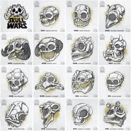 Skull pack 3d printing stl files