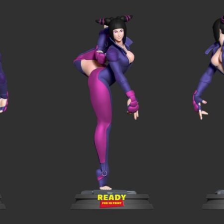 Juri Han street fighter stl 3d printing model