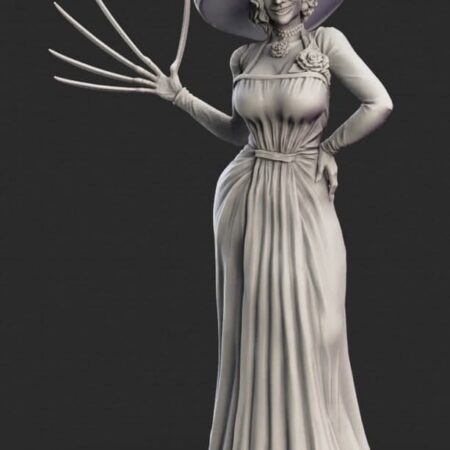 Lady Dimitrescus Resident evil 3d printing stl files
