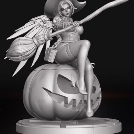 Witch Mercy Overwatch 3d printing stl files