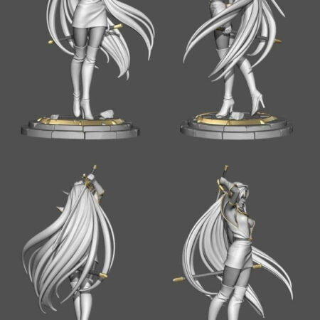 Pirotessa from Recoed of the Lodoss war 3d printing stl files