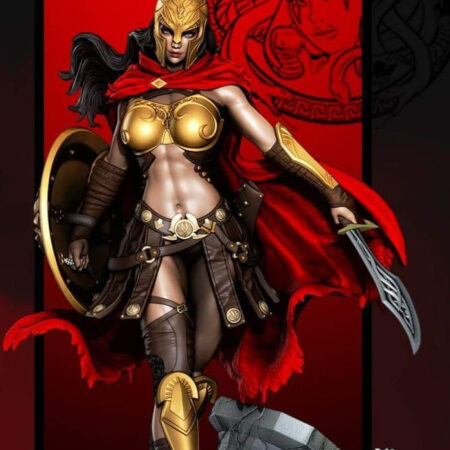 Spartan girl 3d printing stl files