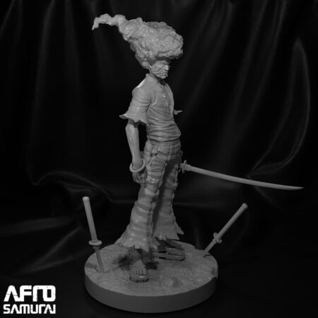 Afro samurai 3d printing stl files