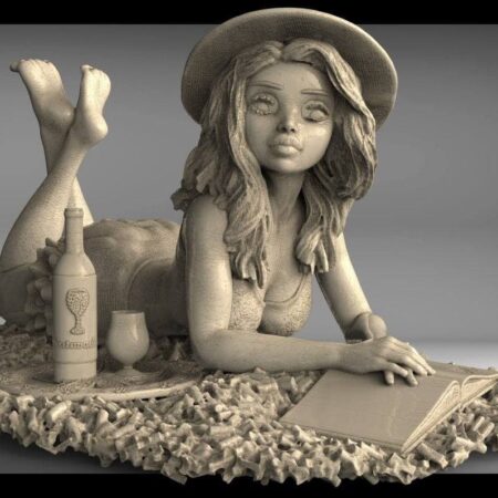 Sharmel beach girl 3d printing stl files